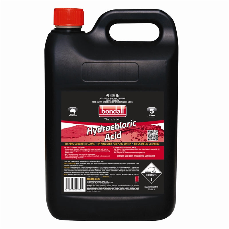 Hydrochloric Acid 2.5Ltr