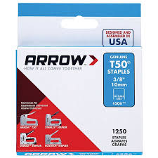 Staples (QTY 1250) 10mm