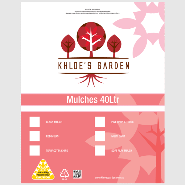 Red Mulch Bagged