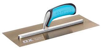 OX Pro Golden Steel Finishing Trowel