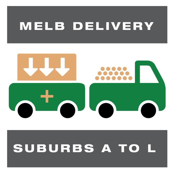 Delivery Melbourne suburbs A to L building and garden supplies
